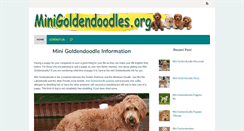 Desktop Screenshot of minigoldendoodles.org