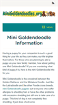 Mobile Screenshot of minigoldendoodles.org